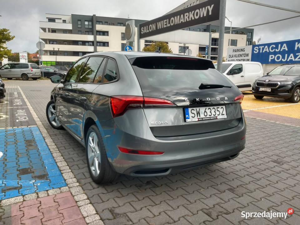 koda Scala 15 TSI 150 style led kamera czujniki czujnik zmierzchu śląskie Tychy