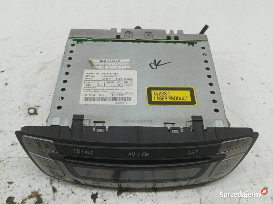 RADIO 861200H010 Citroen C1 I 2005 sprzedam