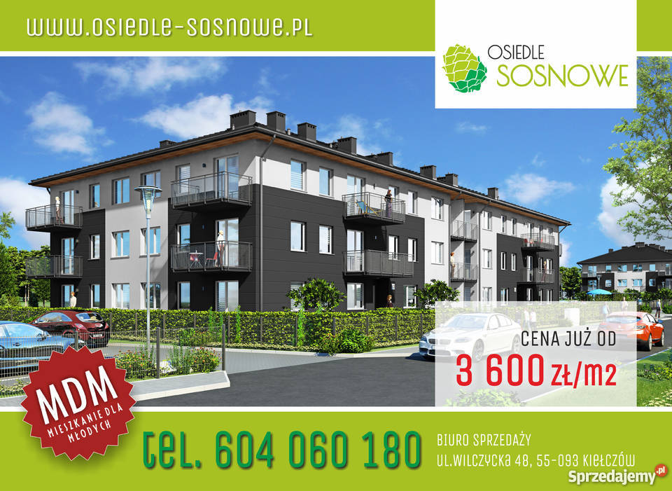 mieszkanie 3 pokoje wrocław psie pole kiełczów Wrocław