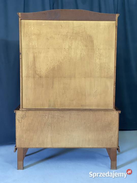 Witryna dębowa ludwikowska biblioteczka 183cm Budno