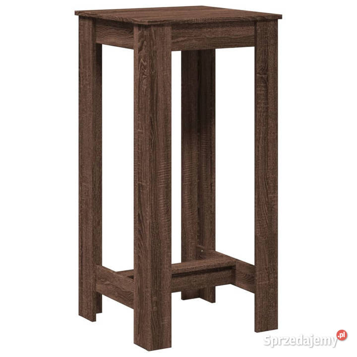 Stolik barowy brązowy dąb 51x50x1035 WM854406 Warszawa sprzedam