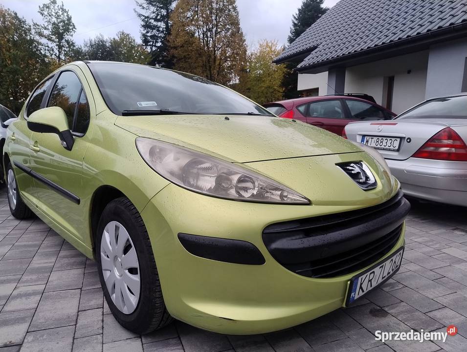 PEUGEOT 207 EKONOMICZNY 14 HDI KLIMA CD DŁUGIE 198123km Myślenice