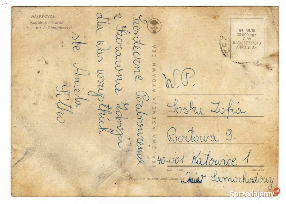 WAŁBRZYCH KOPALNIA THOREZ Krynki