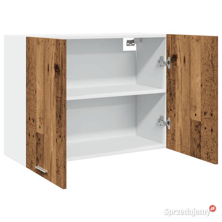 Szafka wisząca stare drewno 80x31x60 WM856110 Warszawa