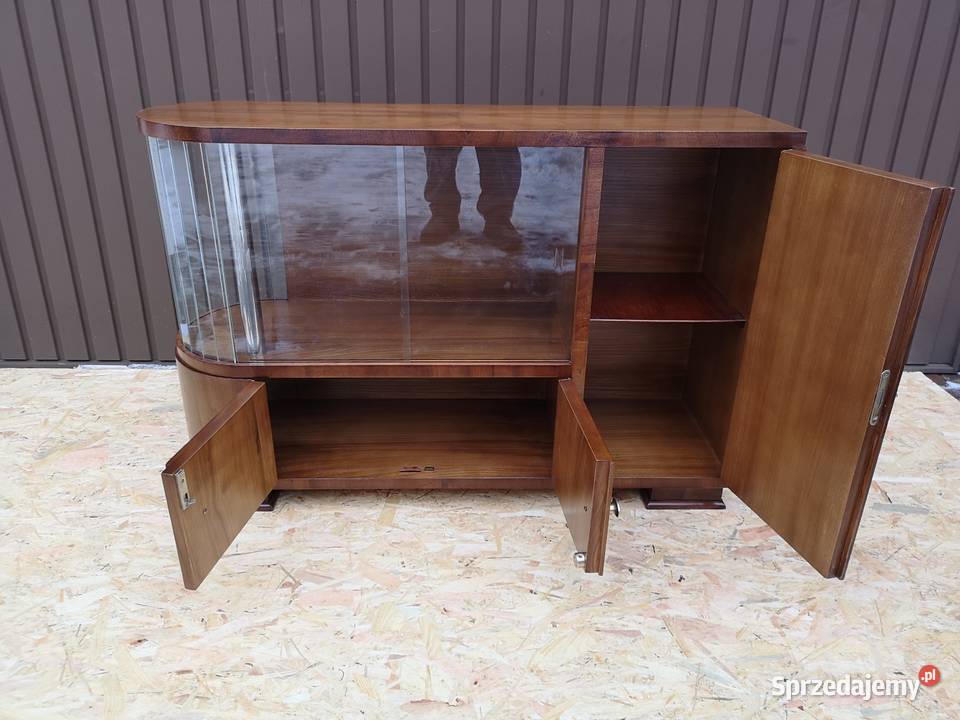 Barek Szafka Stolik Art Deco OrzechUnikat Stary Swarzędz