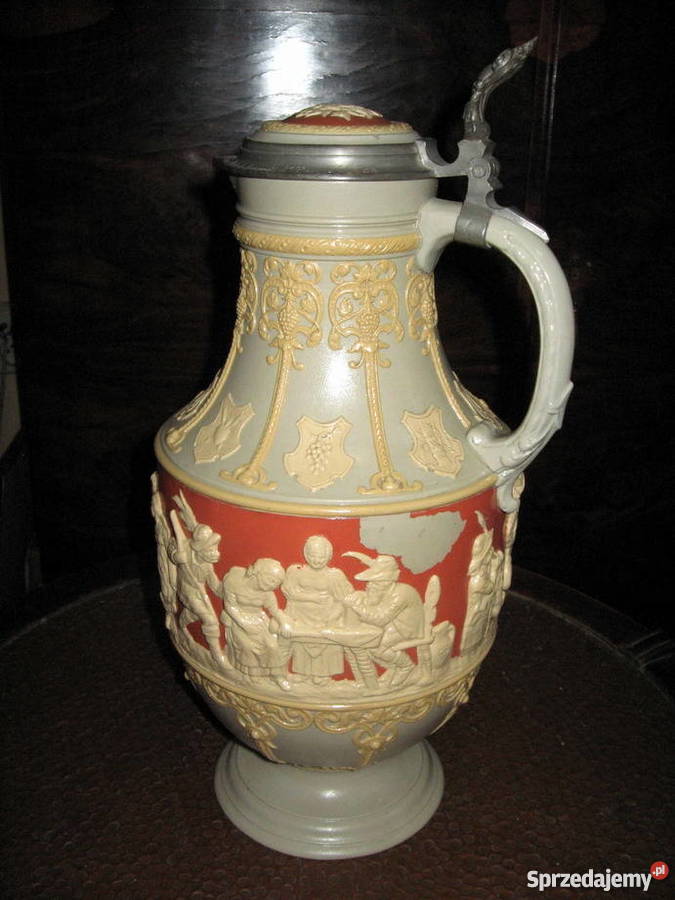 METTLACH XIX wiek dzban do piwa Poznań