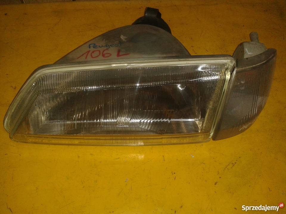 lampy przód komplet lewaprawa Peugeot 106 r9196 łódzkie Piotrków Trybunalski