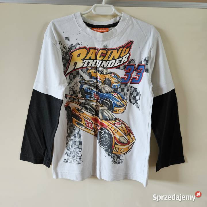 Tshirt z długim rękawem i ciekawą aplikacją Ostrów Wielkopolski