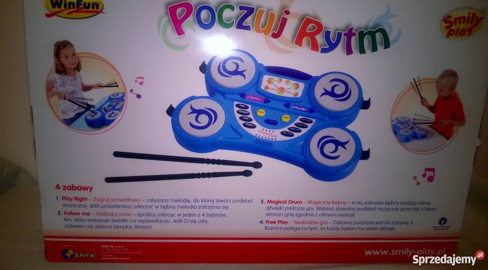 Poczuj Rytm elektroniczna perkusja Smily Play mazowieckie Warszawa