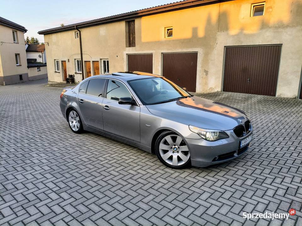 BMW E60 530D 218 Automat Komforty Bezwypadkowy Brzeziny sprzedam