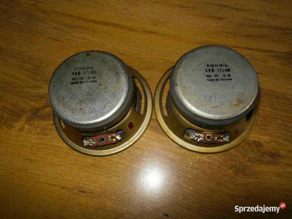Głośniki GDM 1060 8ohm Tonsil do regeneracji 2 Łódź