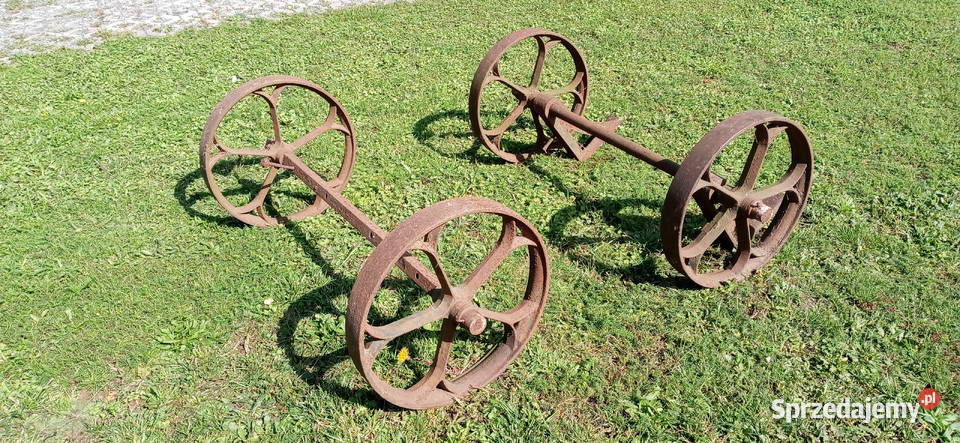 Oś ośka koła żelazne żelaźniak zabytkowe stare Sieradz sprzedam