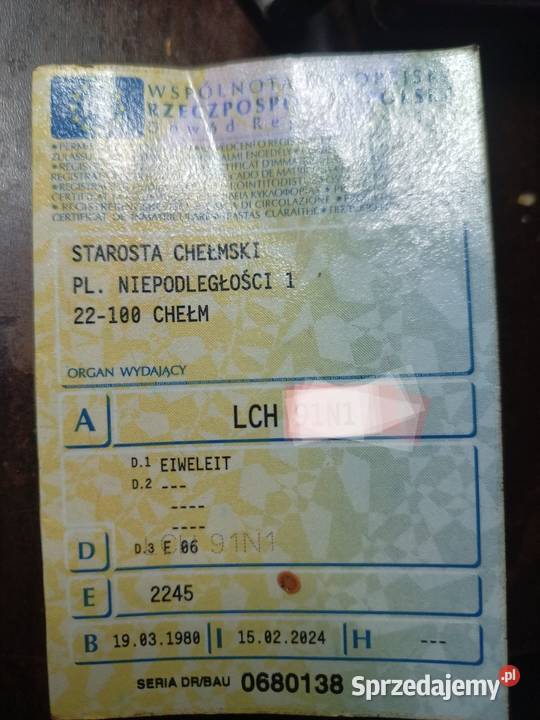 Przyczepka niemiecka zarejestrowana Do samochodów osobowych Chełm