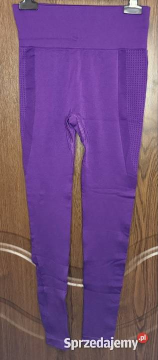 Nowe leginsy sportowe fioletowe S wysoki stan Pruszków