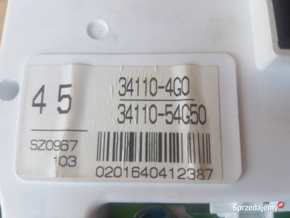 Suzuki Liana licznik zegary prędkościomierz Legnica