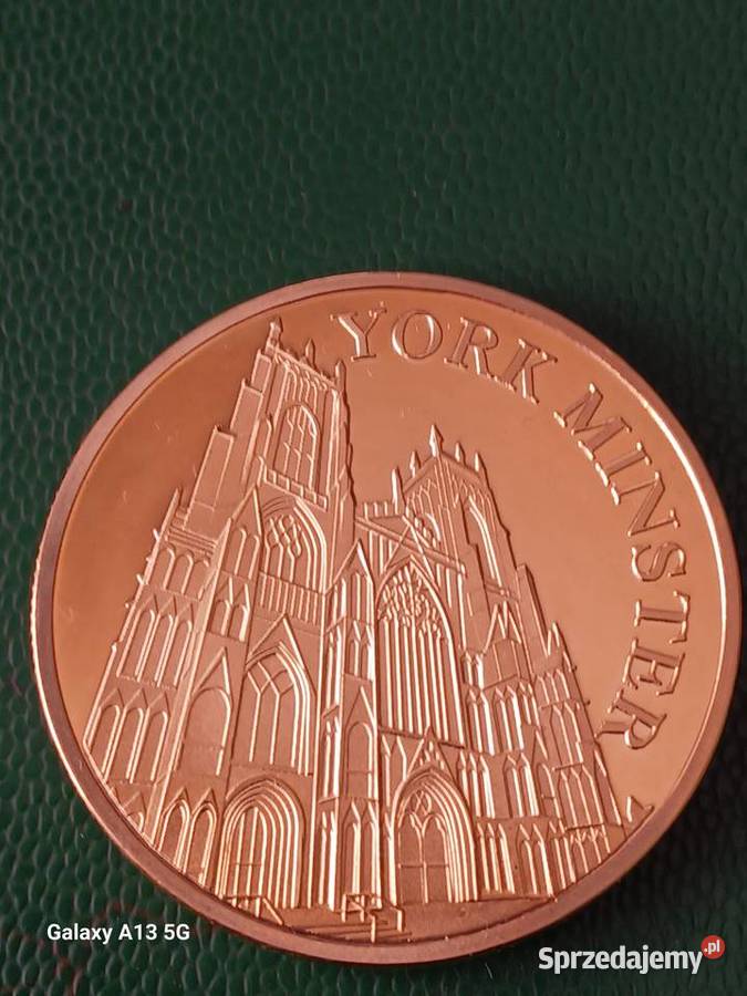 MedalNumizmat W Brytania York Minster Lustrzany Konin