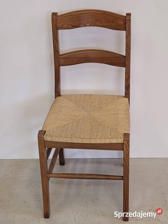 KRZESŁA 2 klasyczne włoskie rustykalne orzech Lublin