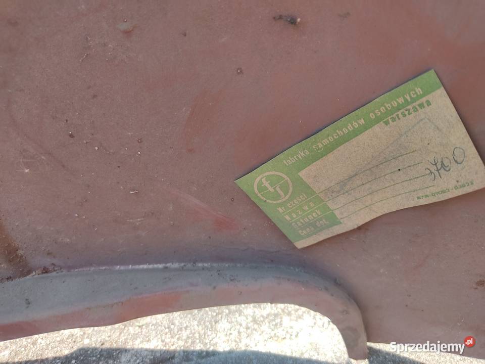 Błotniki Fiat 125p Błotniki Gostyń