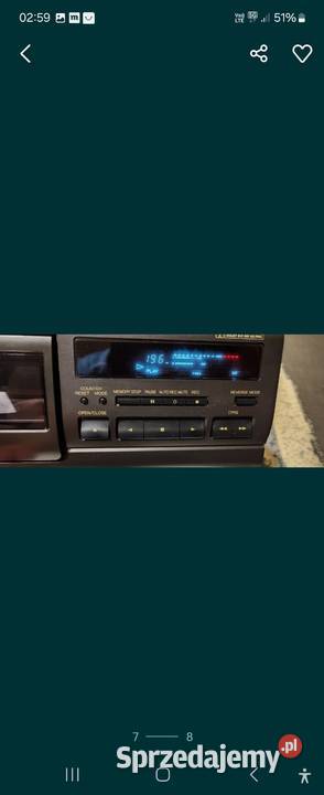 RSBX501 Technics Stereo Cassette Deck Magnetofon sprzedam