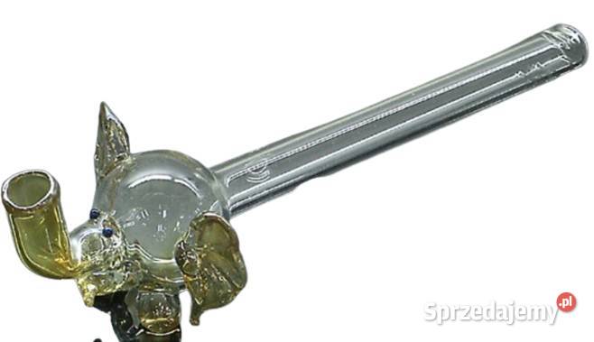 Fajka Szklana 15 Przezroczysta Lufka do Palenia Dom i Ogród Ostrowy nad Okszą sprzedam