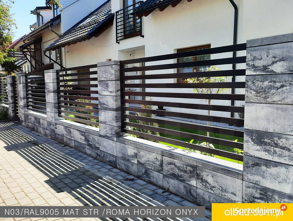 Ogrodzenie poziome nowoczesne ALFEN N03 Straszyn