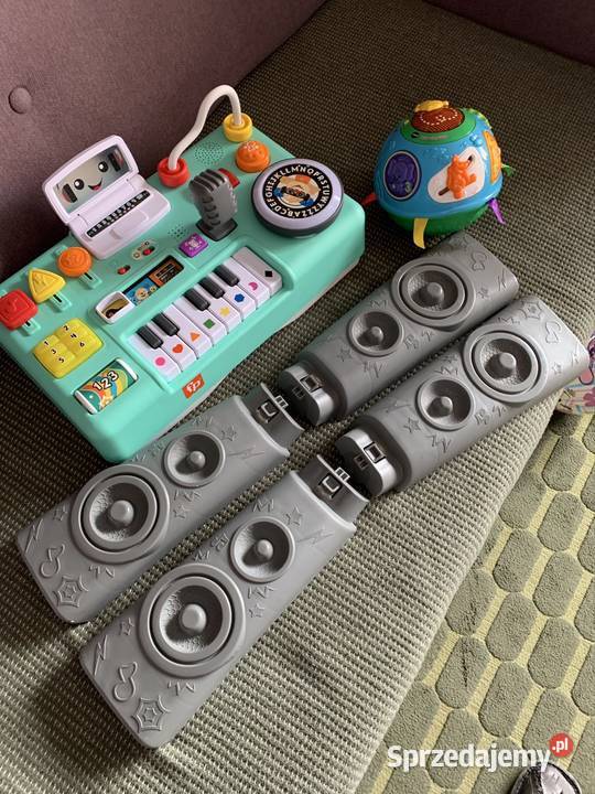 Sprzedam stół DJ zabawkowy Fisher Kulę Spryciuel łódzkie Łódź