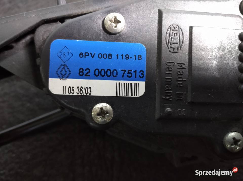 Potencjometr gazu Espace IV osobowe wielkopolskie