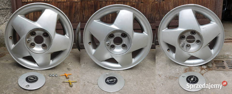 Alufelgi felgi Opel GM komplet x4 6Jx15 ET49 Samochodowe Kraków