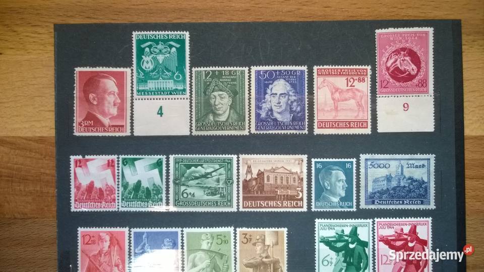 znaczki NIEMCY III RZESZA zestaw 64 czyste Warszawa