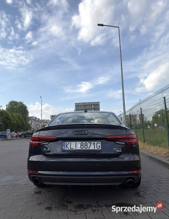 Audi A4 B9 20 TFSI Ultra 190 S tronic Panorama benzyna Kraków sprzedam