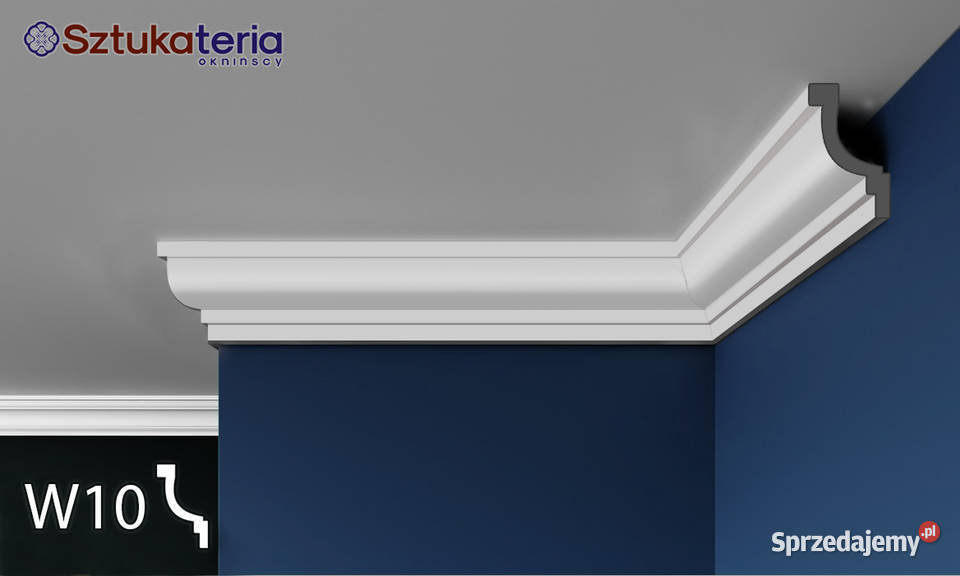 Sztukateria wewnętrzna XPS gładka lekka Białystok