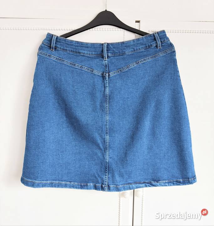 Nowa jeansowa spódnica mini Lindex 46 3XL plus niebieski Szczecin sprzedam