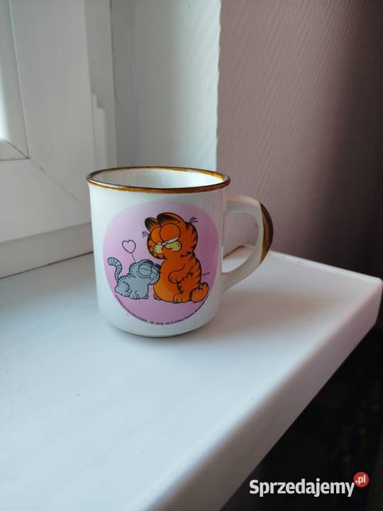 Vintage zestaw Garfield kubek ceramiczny i Opole