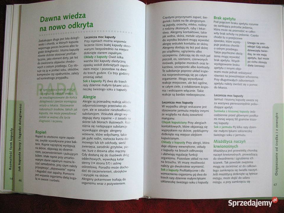 Kapusta zdrowia i urody Lars Hayden książka Siedlce