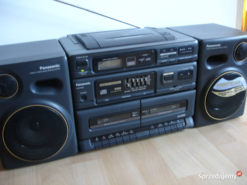 Radiomagnetofon PANASONIC RXDT650 lubuskie Zielona Góra