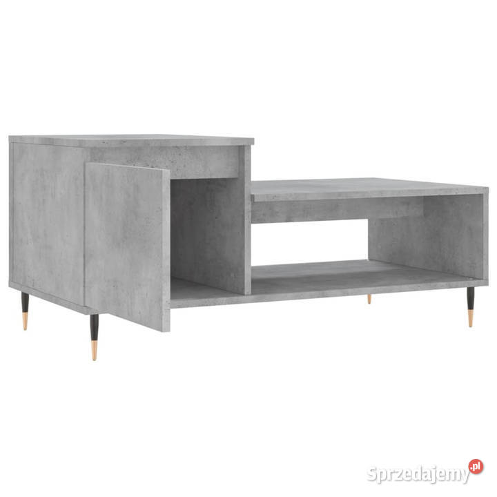 Stolik kawowy szarość betonu 100x50x45 WM830824 mazowieckie Warszawa