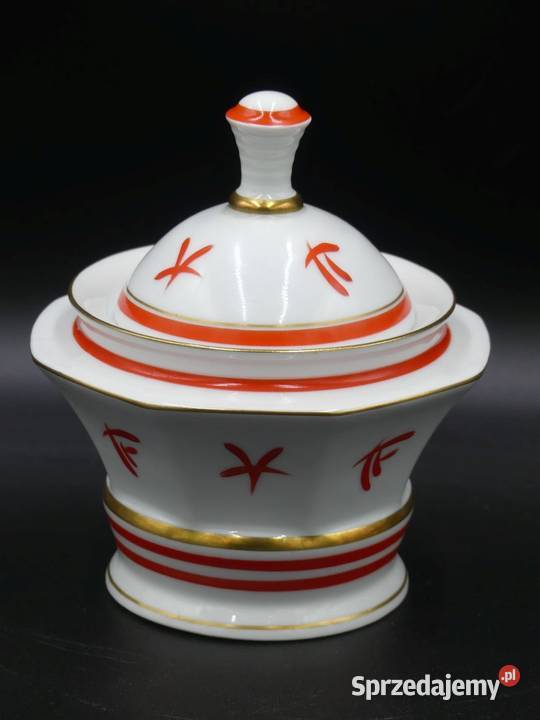 Piękna bomboniera art deco Carl Tielsch Stary Poznań