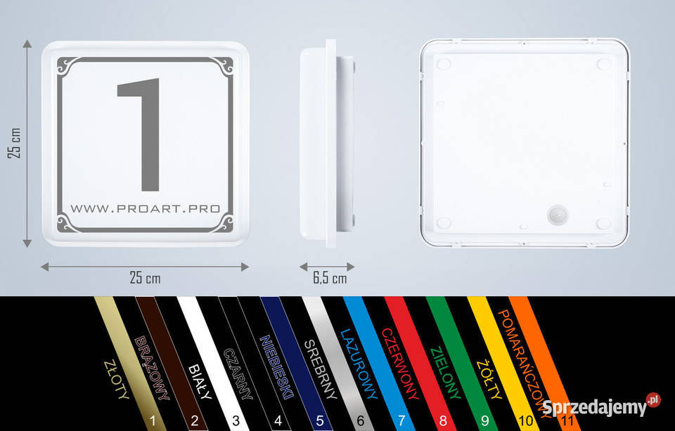 SOŁTYS WÓJT podświetlana tabliczka lampa LED Warszawa