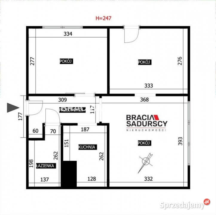 Ogłoszenie mieszkanie 4427m2 3pok Kraków małopolskie