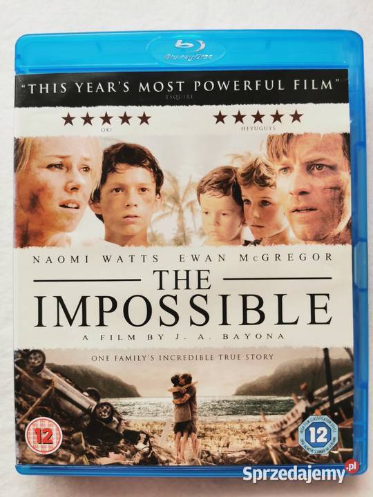 The Impossible Niemożliwe Bluray En 2012 Naomi dramat Wytrzyszczki sprzedam