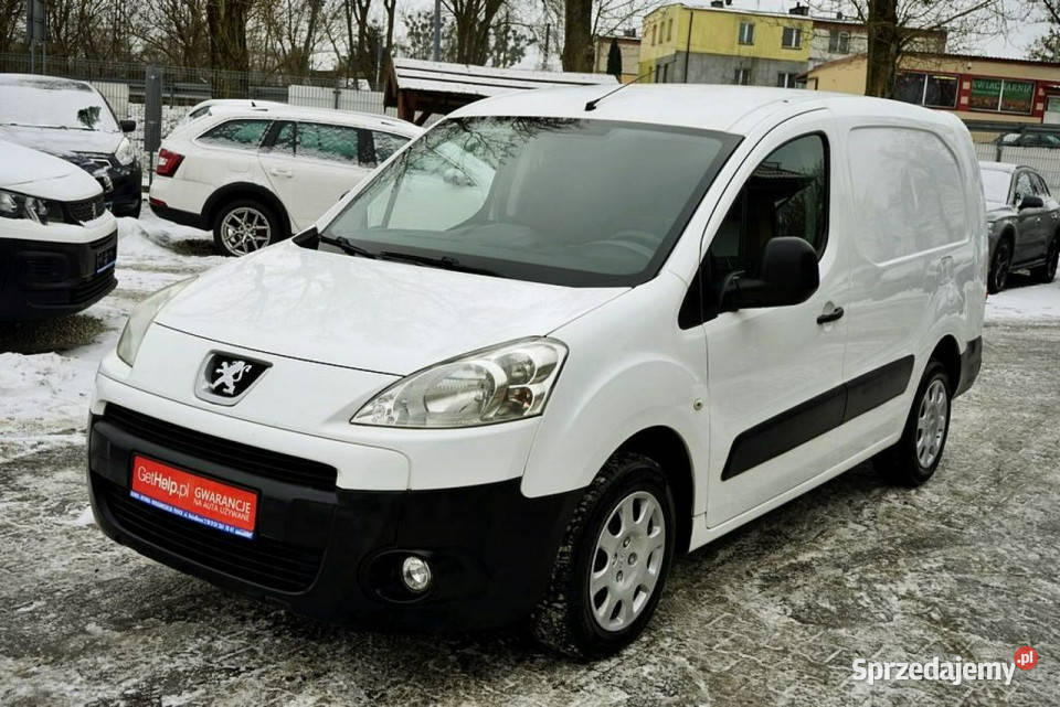 Peugeot Partner 16HDI Klima 136 2012r LONG podgrzewane fotele mazowieckie Płock