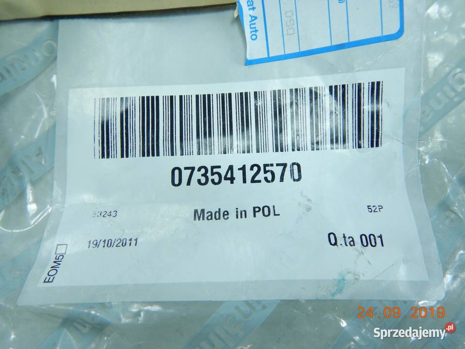 OSŁONA KONSOLI LEWA FIAT PANDA 0312 ASO osobowe