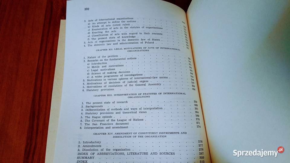 Organizacje międzynarodowe systematyczny zarys pomorskie Gdańsk sprzedam