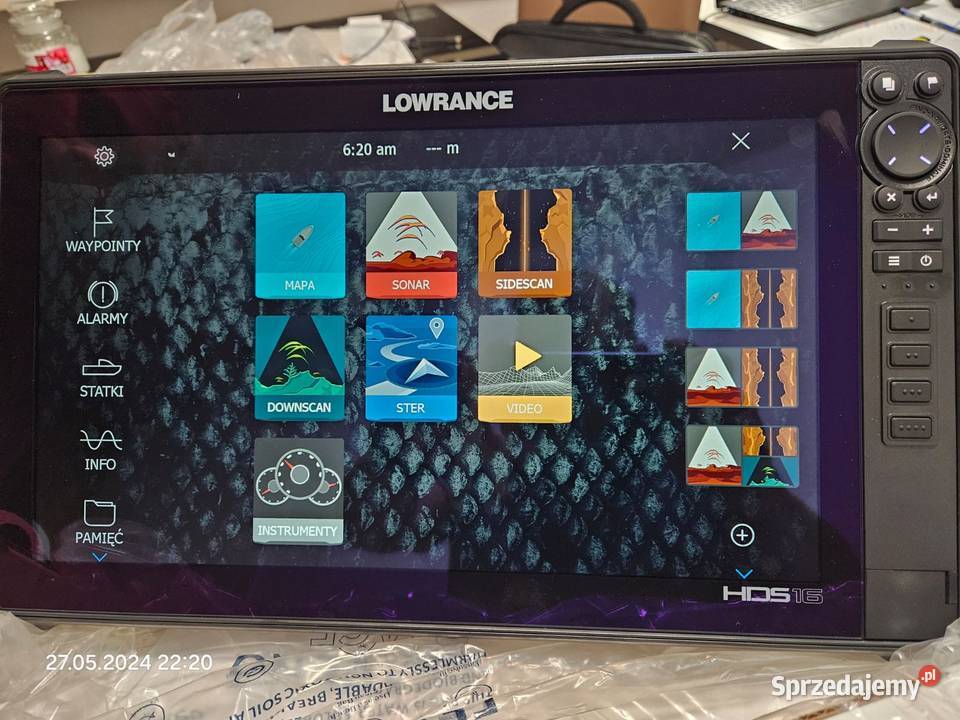 Echosonda Lowrance HDS16 Live z Active Imaging 3 Brodnica