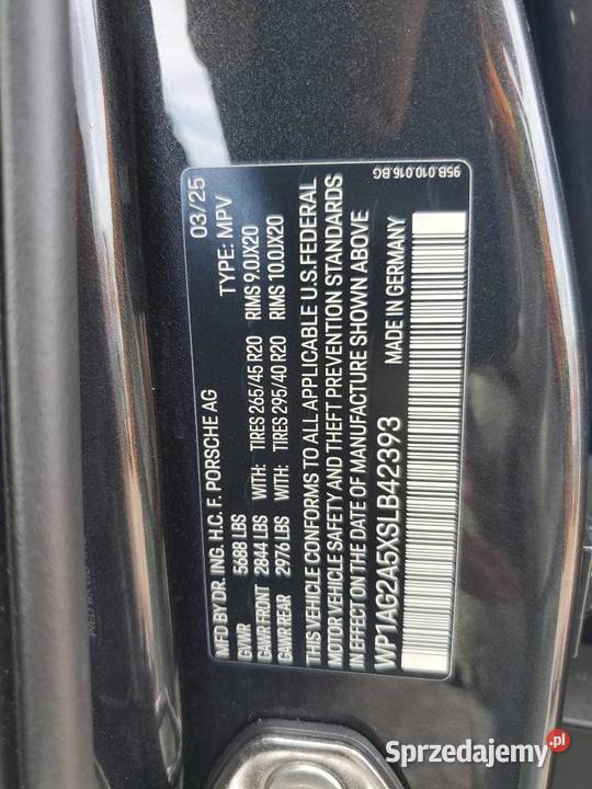 2025 PORSCHE MACAN S uszkodzony sprzedam