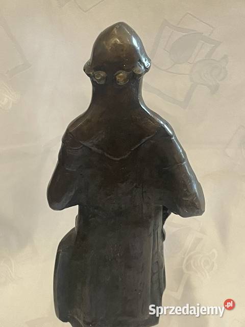 Figurka woja z brązu