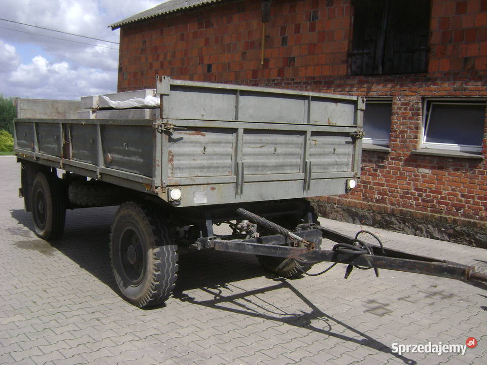 Sprzedam przyczep D 50 zarejestrowana 6 tonowa nieuszkodzony wielkopolskie Krotoszyn sprzedam