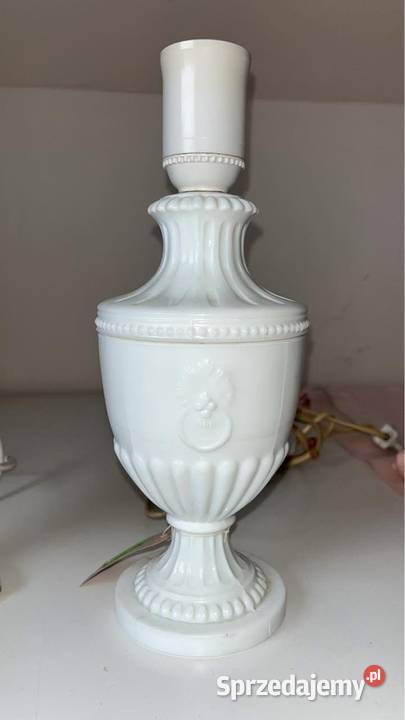 Łapka elektryczna Medalion z lwem Szkło Gdańsk