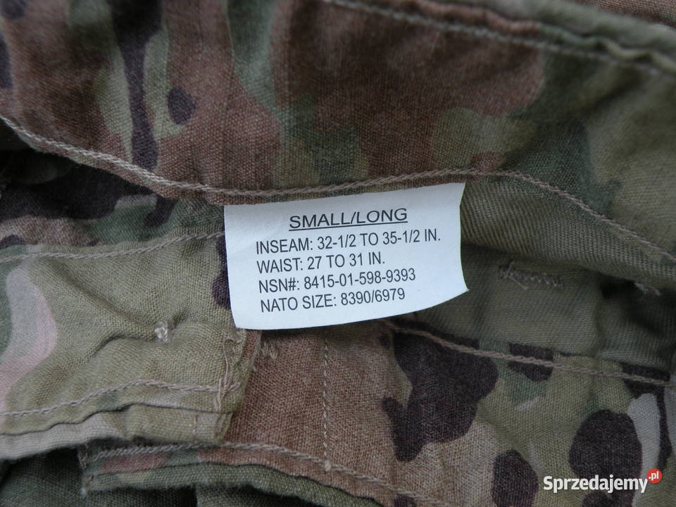 Spodnie FRACU multicam ocp small long Wrocław