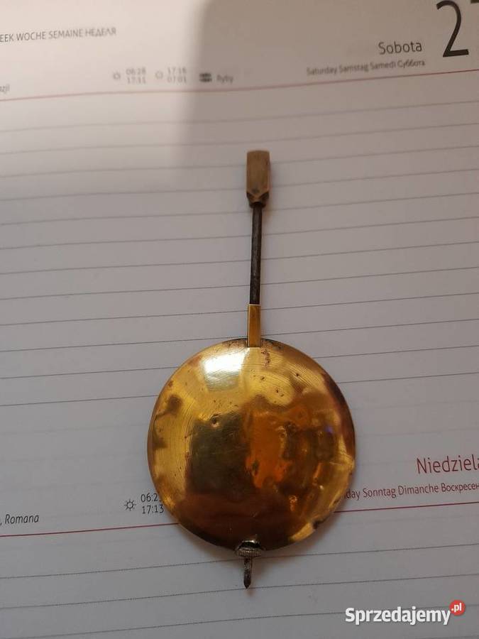 Wahadło do zegara wiszącego ściennego metal sprzedam